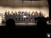 Pinedale High School Choir. Photo by Bob Rule, KPIN 101.1FM Radio.