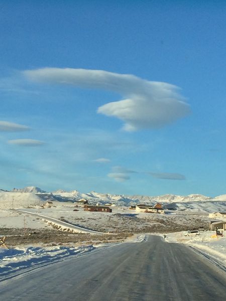 Clouds over Barger. Photo by Renee Smythe.