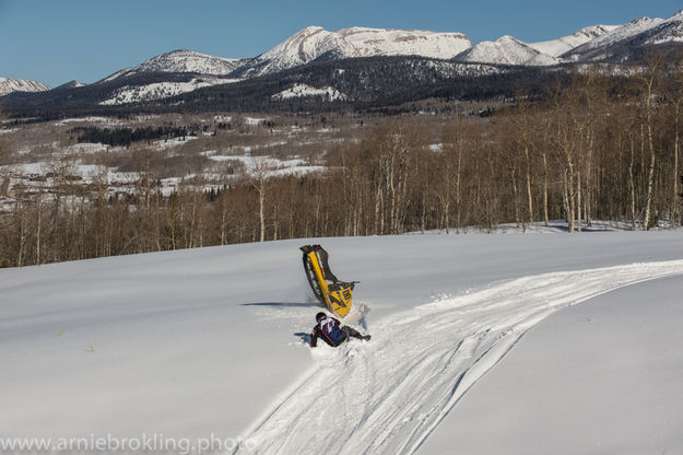 Face plant. Photo by Arnold Brokling.