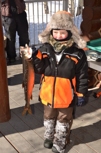 Gavins big fish. Photo by Terry Allen.