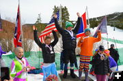 Podium girls. Photo by Terry Allen.