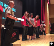 Teacher awards. Photo by Sublette County Sheriff’s Office.
