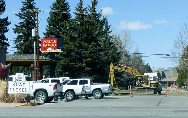 Road work. Photo by Pinedale Online.