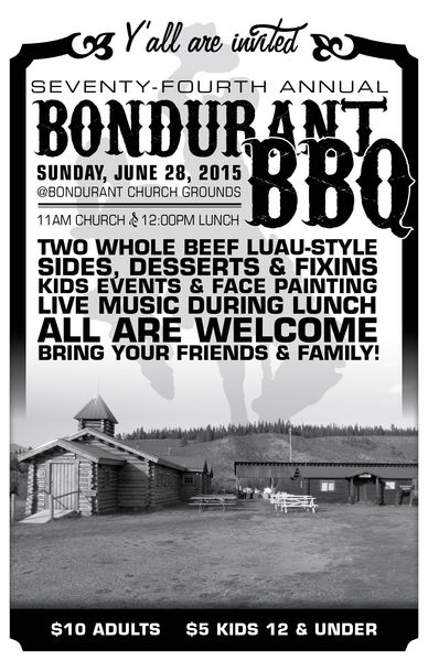 2015 Bondurant BBQ. Photo by Bondurant Community Club.