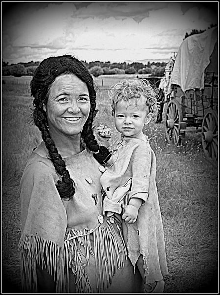 Woman and baby. Photo by Terry Allen.