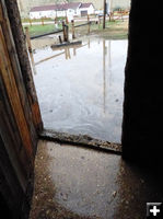 Looking out from Ice House. Photo by Dawn Ballou, Pinedale Online.