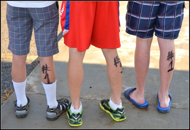 Ben, Marcus and Justin. Photo by Terry Allen.