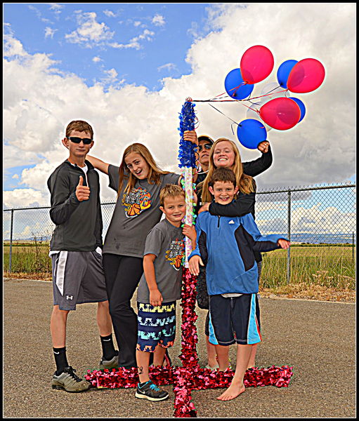 A Racing Family. Photo by Terry Allen.