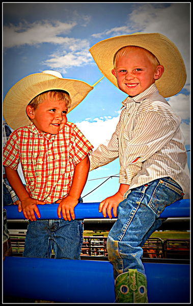 Boys on the Rail. Photo by Terry Allen.