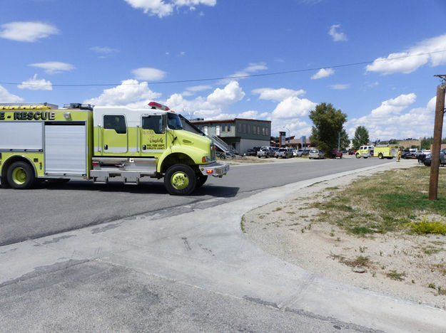 Firetrucks. Photo by Dawn Ballou, Pinedale Online.