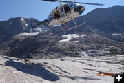 Taking off. Photo by Sublette County Sheriffs Office.