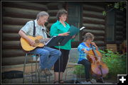 Bob, Sue, Karin. Photo by Terry Allen.