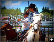 Eric and Buck. Photo by Terry Allen.