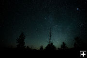 Perseid Meteor Shower. Photo by Arnold Brokling.