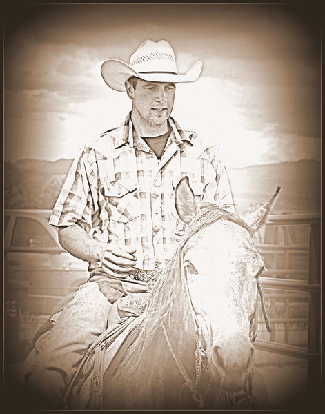 Sepia Cowboy. Photo by Terry Allen.