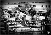 Terra Baker on the Chute. Photo by Terry Allen.