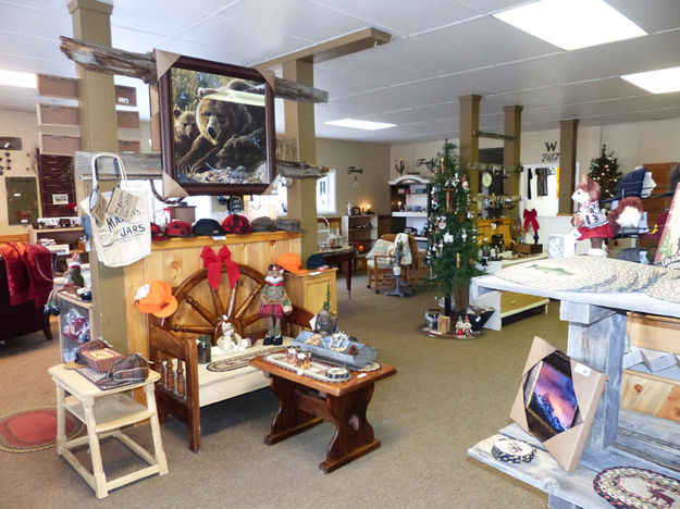 Inside store. Photo by Dawn Ballou, Pinedale Online.