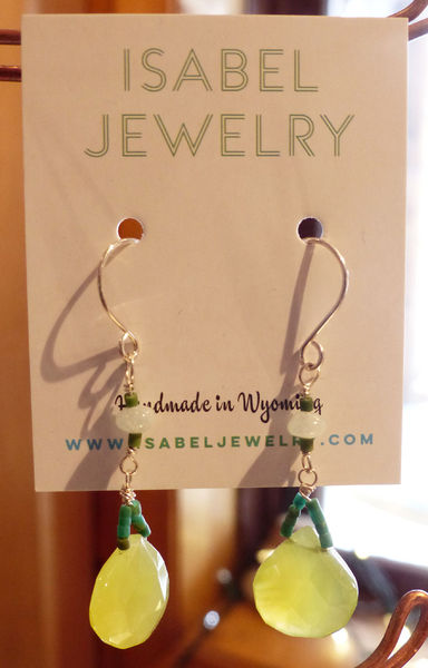 Earrings. Photo by Dawn Ballou, Pinedale Online.