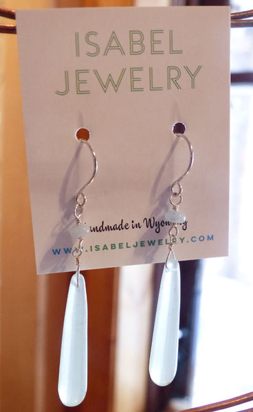 Earrings. Photo by Dawn Ballou, Pinedale Online.