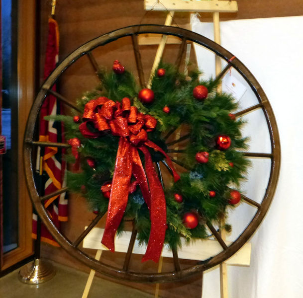 Gayle Kinnison Memorial Wreath. Photo by Dawn Ballou, Pinedale Online.