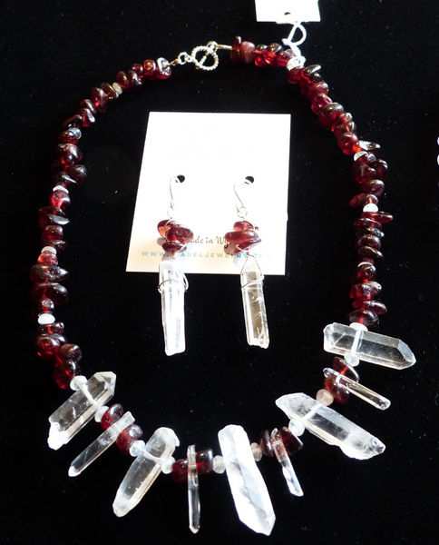 Necklace & Earring set. Photo by Dawn Ballou, Pinedale Online.