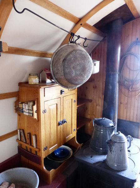 Cooking area. Photo by Dawn Ballou, Pinedale Online.