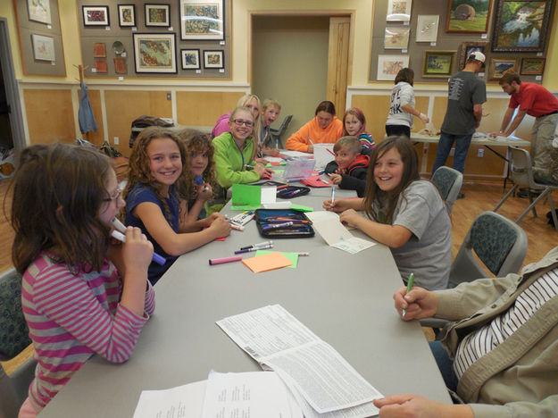 Treats For Troops. Photo by Sublette 4-H.