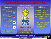 Sorry, Wyoming closed. Photo by National Weather Service.