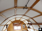 Ceiling bows. Photo by Dawn Ballou, Pinedale Online.