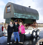 Sheepwagon. Photo by Dawn Ballou, Pinedale Online.