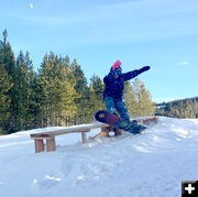 New Terrain Park. Photo by White Pine Resort.