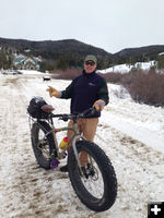 Todd Adams Fatbike. Photo by White Pine Ski Resort.