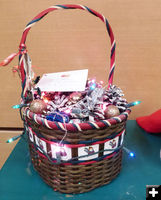 VFW Basket. Photo by Dawn Ballou, Pinedale Online.