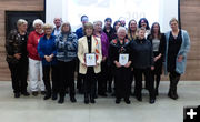 Volunteers of the Year for 2015. Photo by Dawn Ballou, Pinedale Online.