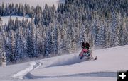 Wyoming Range sledding. Photo by Arnold Brokling.