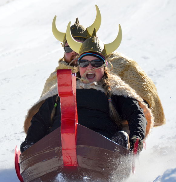 Mr. & Mrs Viking. Photo by Terry Allen.