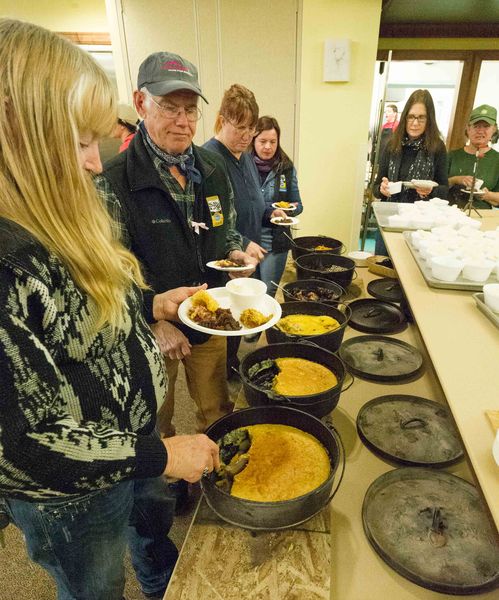 Dutch oven delights. Photo by EUKANUBA Stage Stop Race.