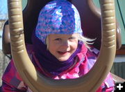 Ella in a Swing. Photo by Terry Allen.