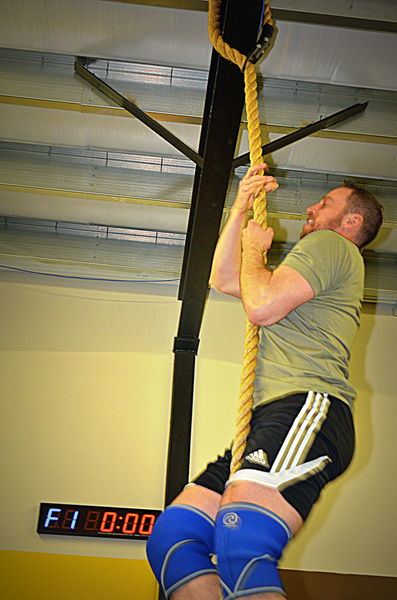 Rope Climb. Photo by Terry Allen.