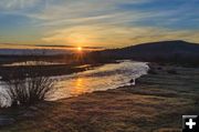 Horse Creek sunrise. Photo by Dave Bell.