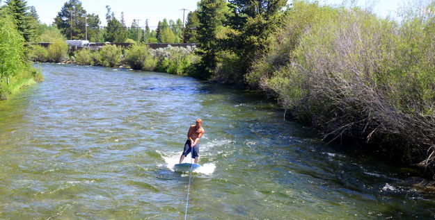 From the Pine Creek bridge. Photo by Terry Allen.