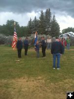 Flag Day Ceremony. Photo by Bob Rule, KPIN 101.1FM.