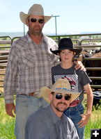 Eric, Buck and Moody. Photo by Terry Allen.