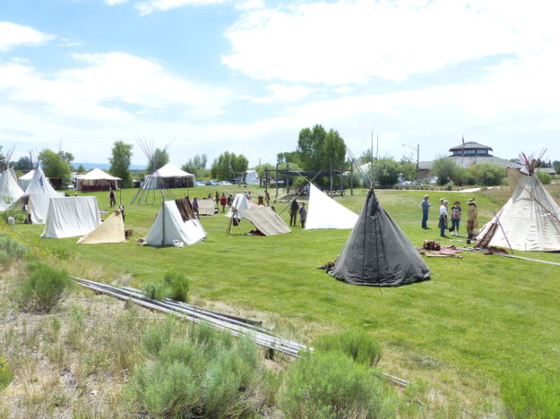 AMM Encampment. Photo by Dawn Ballou, Pinedale Online.