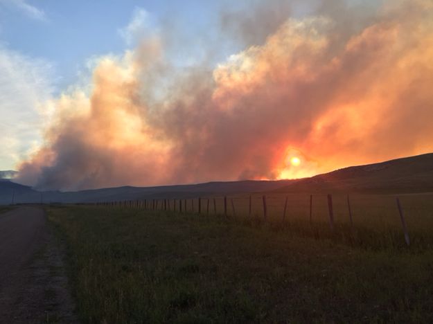 Dell Creek Road. Photo by Dave Bell, Pinedale Online.