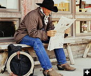 Cory Caswell of C-Bar-C Horses. Photo by Terry Allen.