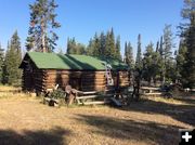 Historic Craig Cabin. Photo by Bridger-Teton National Forest.