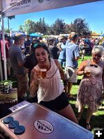 Enthusiastc Beer Fan. Photo by Terry Allen.