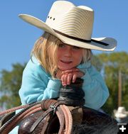 Ciara, Comfortable in the Saddle. Photo by Terry Allen.