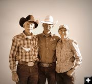 Mike, Wes and Tara. Photo by Terry Allen.